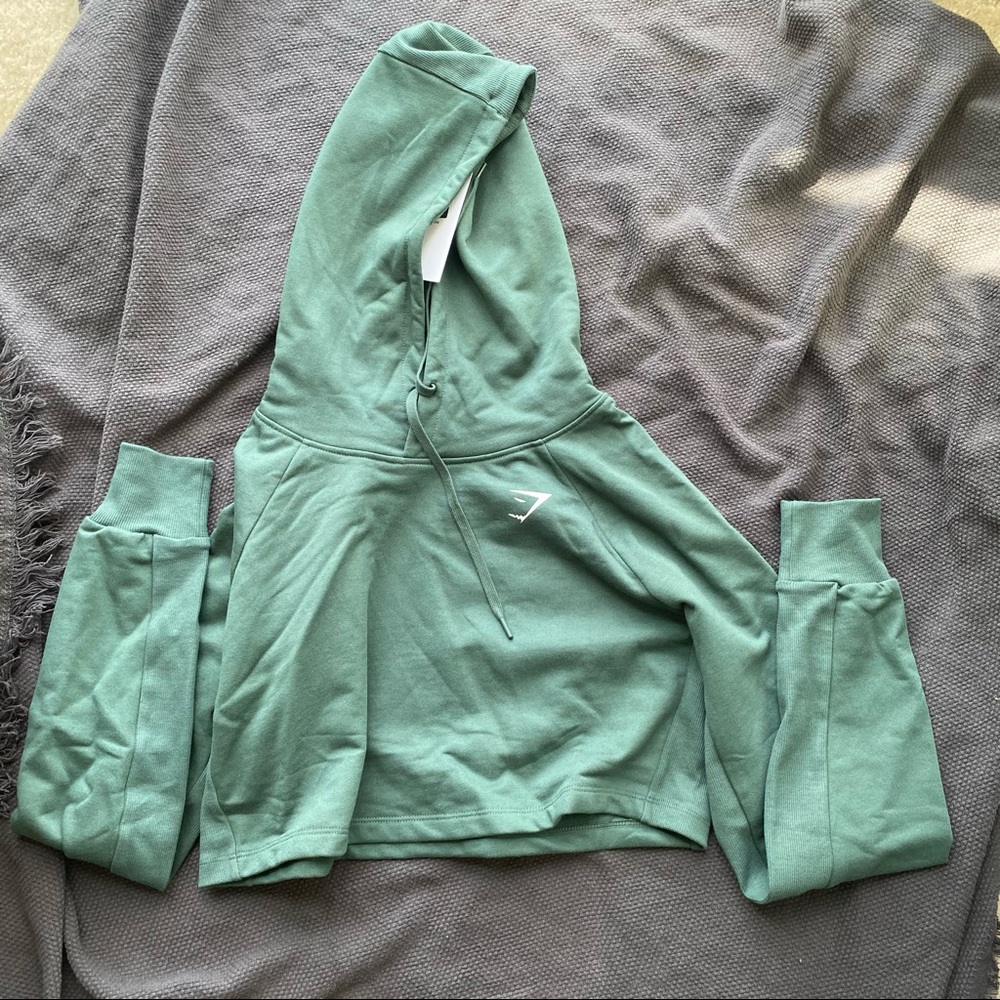 Gymshark training crop hoodie